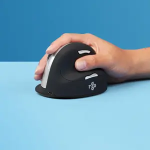 R-Go Mouse HE ergonomic right-hand Bluetooth black/silver retail