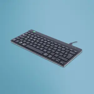 R-Go Tastatur Compact Break DE-Layout     verkabelt  schwarz