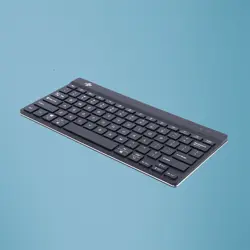 R-Go Tools Ergonomic keyboard R-Go Compact Break, compact keyboard with break software, QWERTY (US), Bluetooth, black