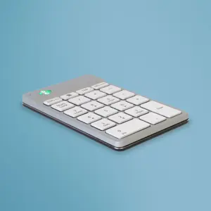 R-Go Tools Numeric keypad R-Go Numpad Break, ergonomic numeric keypad with break software, bluetooth, white
