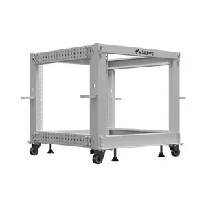 Rack 19" 9U 600x600-1100 adj. gray