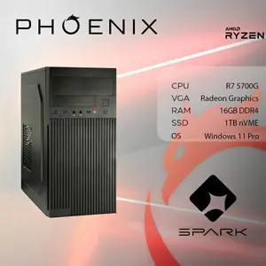 Računalo PHOENIX SPARK Y-265, AMD Ryzen 7 5700G, 16G, 1TB SSD, Win 11 Pro