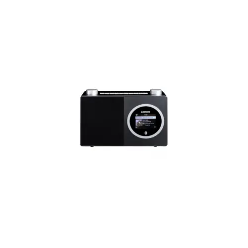 Radio prijemnik LENCO DIR-70BK, internet radio, bluetooth, crno-srebrni