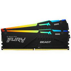 RAM memorija KINGSTON Fury Beast RGB 32GB Kit (2x16GB) DDR5-5600 DIMM PC5-38400 CL36, 1.25V