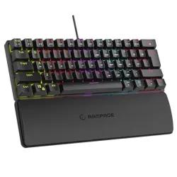 RAMPAGE GAMING KEYBOARD BLACK US LAYOUT