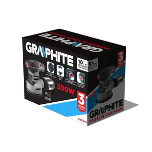Random orbital sander 300W, foot 125 mm