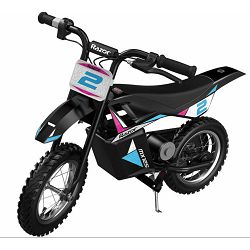 Električni skuter RAZOR MX125 Dirt Rocket (1 sjedalo, 13 km/h, Blueberry, Chrome, White)