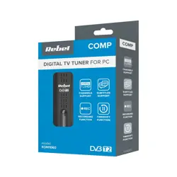 TV tuner Rebel Comp Tuner DVB-T2,DVB-C,DVB-T H.265 HEVC USB REBEL Comp Tuner (DVB-T2, DVB-C, DVB-T, H.265 HEVC, USB)