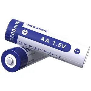 Rechargeable batteries R06 / AA 1.5V Xtar 2200mAh (box of 4 pcs) with protection