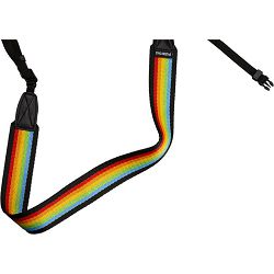 Remen za fotoaparat POLAROID Rainbow crna