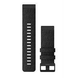 Remen za Garmin Fenix 6x - Hetahered crna Nylon, 010-12864-07