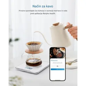 RENPHO Smart Nutrition Scale - BLE - 3AAA