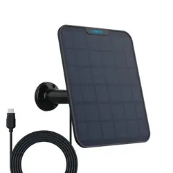 Solarni panel REOLINK Solar Panel 2 za nadzorne kamere REOLINK (6W, TYPE-C, crni)