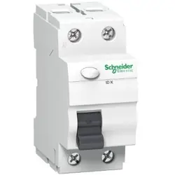 Residual Current Circuit Breaker K60 2 Pole 30mA Type AC A9Z05225, Schneider