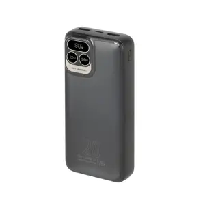 RIVACASE Powerbank VA2521 20000 mAh USB-C 20W + LCD czarny