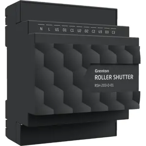 Roller shutter outlet module (3 outputs) Grenton / DIN rail mounting / TF-Bus