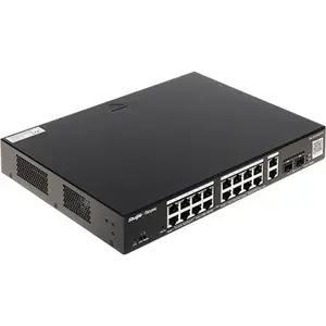 Ruijie Networks RG-ES220GS-P network switch Managed L2 Gigabit Ethernet (10/100/1000) Power over Ethernet (PoE) Black
