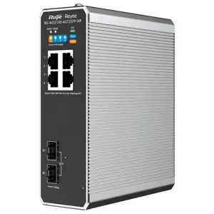 Ruijie Networks RG-NIS2100 Managed L2 Gigabit Ethernet (10/100/1000) Power over Ethernet (PoE) Black, Stainless steel