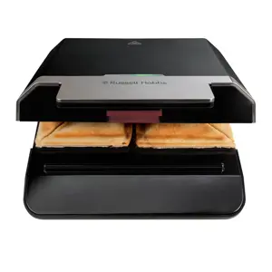 Russell Hobbs Easy Clean sandwich maker 750 W Black, Stainless steel