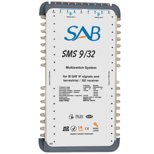 SAB Multišalter 2+1 satelit na 32 utičnica - MS 9+1/32