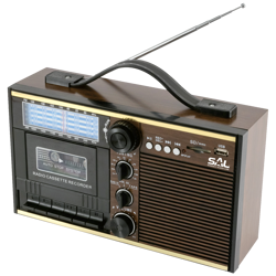 Radio na kazete SAL RRT 11B - retro dizajn