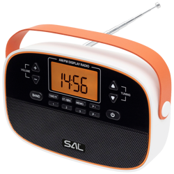 SAL Radio prijemnik, AM / FM, alarm, LCD zaslon - RPR4LCD