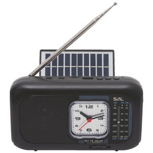 SAL Radio prijemnik sa solarnim napajanjem, FM-AM-SW, Bluetooth - RPH3