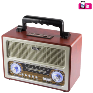 SAL Retro radio + BT bežični zvučnik, 4in1, FM, MP3, AUX - RRT3