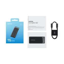Prijenosni SSD SAMSUNG T5 Evo 4TB (USB 3.2 Gen1 Type-C, V-NAND, UASP)