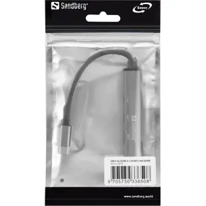 Sandberg USB-C to 3xusb-A + 2xusb-C Hub Saver