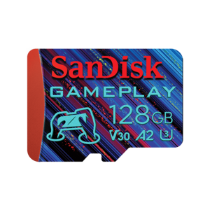 SanDisk 128 GB GamePlay microSD spominska kartica za mobilni in konzolni gaming