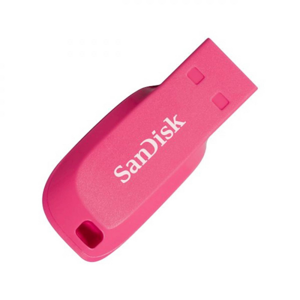 SanDisk 32 GB Cruzer Blade USB 2.0 ključek - Electric Pink barve