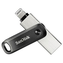 USB stick SANDISK iXpand (64 GB, USB Type-A / Lightning, 3.2 Gen 2) srebrno-crni