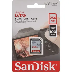SanDisk Ultra 256GB SDXC memory card 100MB/s