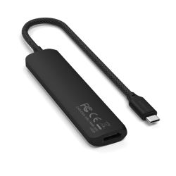 Satechi 6-in-1 USB-C Slim Multiport Adapter - Black
