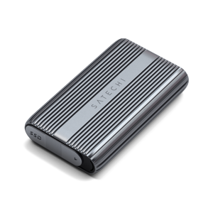 Satechi USB4 NVMe SSD Pro Enclosure (M.2 NVMe Drives 2280/2260/2242mm-16TBmax,PCI-E Gen 4x4,max bandwidth 8GB/s; reading/writing 3840MB/s ) - Grey