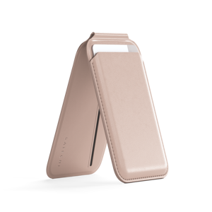 Satechi Vegan-Leather Magnetic Wallet Stand (iPhone 12/13/14/15 all models) - Desert Rose
