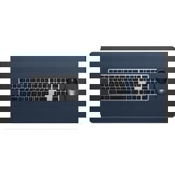 Satechi Vegan-Leather Premium Desk Mat - Blue