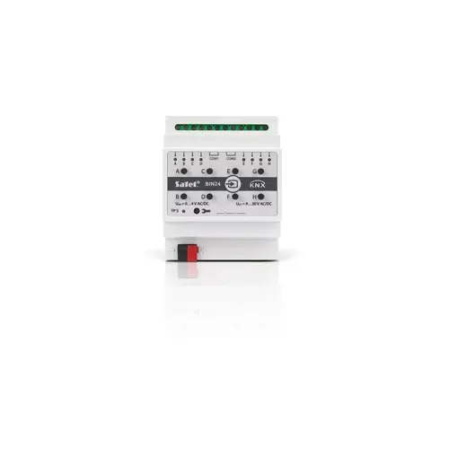 Binarni ulazni aktuator SATEL KNX 8-kanalni KNX-BIN24 (24V)