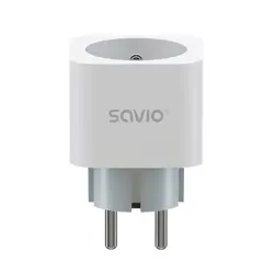 Pametna utičnica SAVIO AS-01 (Wi-Fi, 16A, bijela)