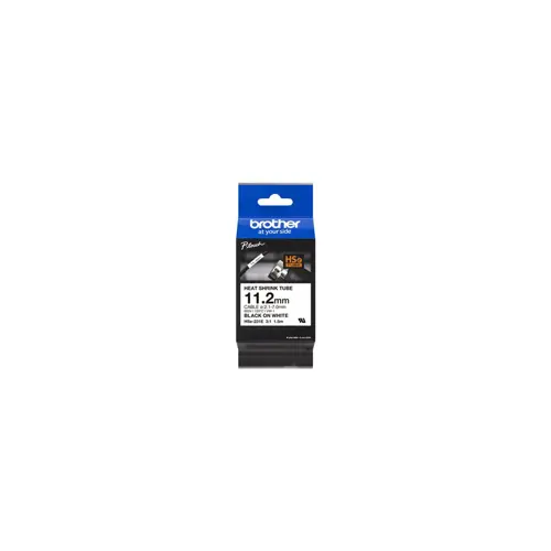 Traka za termoskupljajući omotač BROTHER HSE231E (11,2mm, bijela/crna)