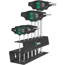 Screwdriver set with Hex-Plus profile 454/7 HF, 7 pieces