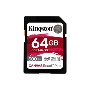 SD Card  64GB Kingston SDXC React+ 300