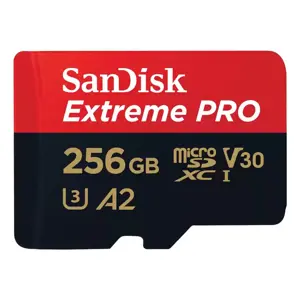 SD MicroSD Card 256GB SanDisk Extreme Pro SDXC inkl. Adapt