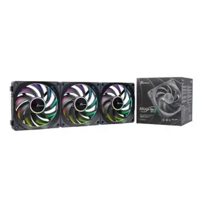 Seasonic MagFlow ARGB Computer case Fan 12 cm Black 3 pc(s)
