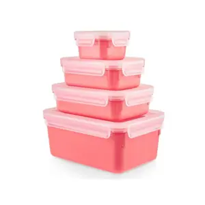 SEB Tefal set posuda N1030910 crveni