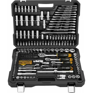 Set ključeva JCB WRENCH SET 216pcs. 1/2" 3/8" 1/4" (216 komada, veličine 1/2", 3/8", 1/4")