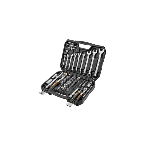 Set nasadnih ključeva NEO TOOLS (1/2", 1/4", 82 komada, CrV)