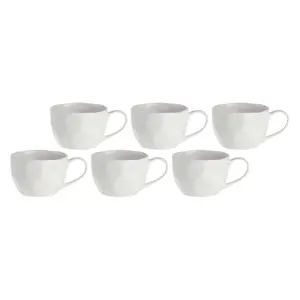 Set of 6 breakfast mugs Lunia 420 ml