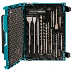 Set of chisels and drills SDS-PLUS 17 pieces in Makpac
